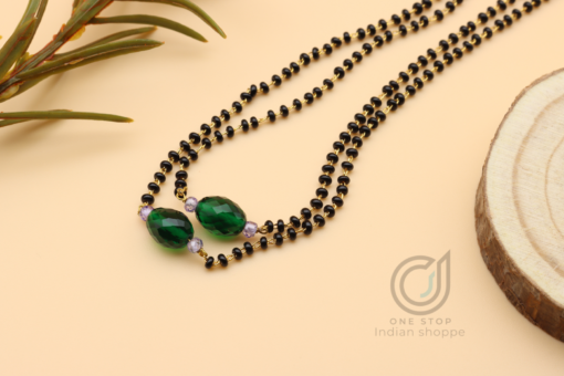 Handmade Simple Black Beads Chain - Image 2